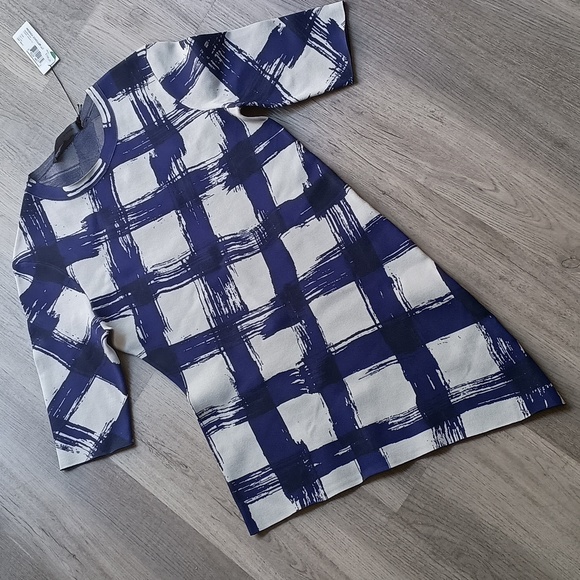 Proenza Schouler gingham Jacquard asymmetrical top size medium - Picture 8 of 16